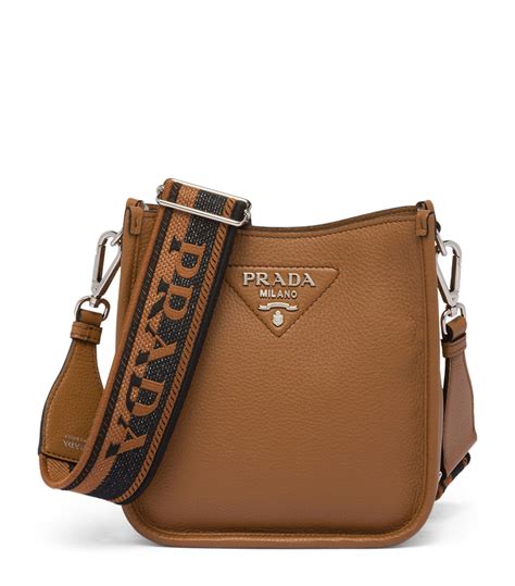 prada mini leather shoulder bag|prada nylon crossbody bag small.